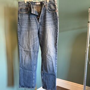 Zara Women’s Straight Blue Jeans